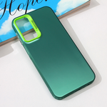 Maska / futrola providna za Samsung A256 Galaxy A25 5G zelena.