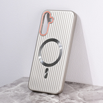 Maska / futrola Magsafe Stripe za Samsung A156 Galaxy A15 5G siva.