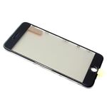 Staklo touchscreen-a za Iphone 7 Plus sa frejmom + oca i polaroid crni original (MS).