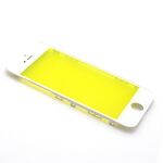 Staklo touchscreen-a za iPhone 5 sa frejmom beli (MS).