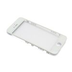 Staklo touchscreen-a za Iphone 5S sa frejmom + OCA sticker beli (MS).