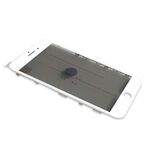 Staklo touchscreen-a za Iphone 8 Plus sa frejmom + oca I polaroid beli original (MS).