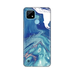 Silikonska maska / futrola print za Realme C21 Blue Marble.