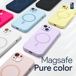 Maska / futrola Magsafe Pure color za iPhone 13 Pro Max 6.7 pink.
