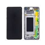 LCD displej za Samsung G977 Galaxy S10 5G + Touch screen + frame silver original EU (GH82-20442A) (MS).