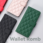 Maska / futrola Wallet Romb za Samsung A556 Galaxy A55 5G crna.