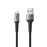 USB data kabl Superior SU-K104 Fast 12W 2.4A USB A na Micro 1m crni (MS).