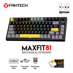 Tastatura Mehanicka Gaming Fantech MK910 RGB Vibe Maxfit 81 Vibrant Utility Wireless (Yellow switch).