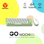 Combo mis tastatura wireless Fantech WK-896 GO Mochi65 zeleni.
