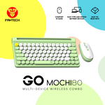Combo mis tastatura wireless Fantech WK-897 GO Mochi80 zeleni.