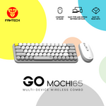 Combo mis tastatura wireless Fantech WK-896 GO Mochi65 sivi.