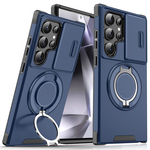 Maska / futrola CamShield Ring stand za Samsung S928B Galaxy S24 Ultra plava.