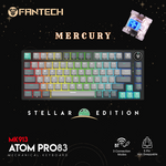 Tastatura Mehanicka Gaming Fantech MK913 RGB Atom PRO83 Wireless Mercury (blue switch).