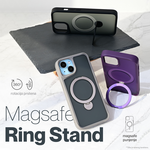 Maska / futrola Magsafe Ring Stand za iPhone 11 6.1 siva.