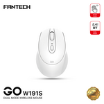 Kancelarijski mis Fantech W191s Go beli.
