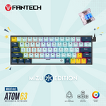 Tastatura Mehanicka Gaming Fantech MK874 RGB Atom 63 SkyBlue (Blue switch).