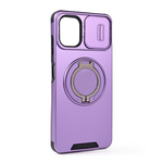 Maska / futrola CamShield Ring stand za Samsung A065F Galaxy A06 ljubicasta.