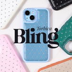 Maska / futrola Bling za Samsung A556 Galaxy A55 5G roze.