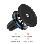 Drzač za ventilaciju Floveme magnetic crni.