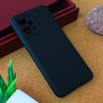Silikonska maska / futrola Teracell Giulietta za Xiaomi Redmi Note 12 Pro 5G (EU) mat crna.