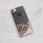 Maska / futrola Frame Glitter za iPhone 7/8/SE (2020)/SE (2022) roze.