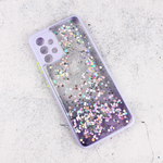 Maska / futrola Frame Glitter za Samsung A325 Galaxy A32 4G (EU) ljubicasta.