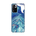 Silikonska maska / futrola print za Xiaomi Redmi Note 11 Pro Plus/Poco X4 NFC Blue Marble.