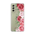 Silikonska maska / futrola print ultra tanka za Samsung G990 Galaxy S21 FE Wild Roses.