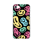 Silikonska maska / futrola print za iPhone 7/8/SE (2020)/SE (2022) crni Color Smiles.