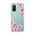 Silikonska maska / futrola print ultra tanka za Xiaomi Redmi 12C Rose flowers.