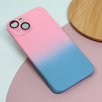 Maska / futrola Rainbow Spring za iPhone 14 roze plava.