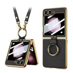 Maska / futrola GOLD EDGE za Samsung F741B Galaxy Z Flip 6 5G crna (MS).