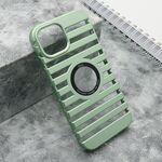 Maska / futrola LINES LOGO CUT za iPhone 15 mint (MS).