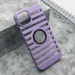 Maska / futrola LINES LOGO CUT za iPhone 14 (6.1) ljubicasta (MS).