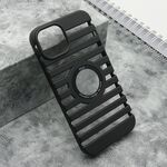 Maska / futrola LINES LOGO CUT za iPhone 14 (6.1) crna (MS).