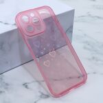 Maska / futrola Heart Color IMD za iPhone 14 Pro Max 6.7 roze (MS).