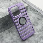 Maska / futrola LINES LOGO CUT za iPhone 15 Pro (6.1) ljubicasta (MS).