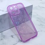 Maska / futrola Heart Color IMD za iPhone 14 Pro Max 6.7 ljubicasta (MS).