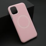 Maska / futrola PASTEL COLOR MagSafe za iPhone 11 (6.1) roze (MS).