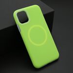 Maska / futrola PASTEL COLOR MagSafe za iPhone 11 (6.1) zelena (MS).