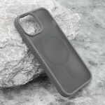 Maska / futrola RUGGED MagSafe za iPhone 15 siva (MS).