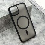 Maska / futrola SILKY MAGSAFE mat za iPhone 14 (6.1) crna (MS).