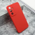 Silikonska maska / futrola Pro Camera za Samsung A556 Galaxy A55 5G crvena (MS).