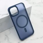 Maska / futrola SILKY MAGSAFE II za Iphone 12/12 Pro (6.1) plava (MS).