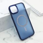 Maska / futrola SHINING MAGSAFE za iPhone 15 Plus plava (MS).