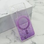 Maska / futrola Simple Sparkle MagSafe za Samsung S921 Galaxy S24 5G ljubicasta (MS).