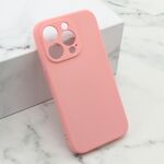 Maska / futrola Soft Silicone za iPhone 15 Pro (6.1) roze (MS).