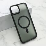 Maska / futrola SILKY MAGSAFE za iPhone 15 Plus crna (MS).