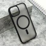Maska / futrola SILKY MAGSAFE mat za iPhone 15 crna (MS).