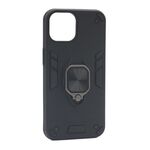 Maska / futrola Square ring za iPhone 14 crna (MS).